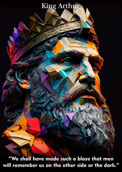Citations du roi Arthur par WpapArtist WPAP Artist