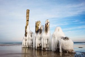 Winter an der Küste der Ostsee