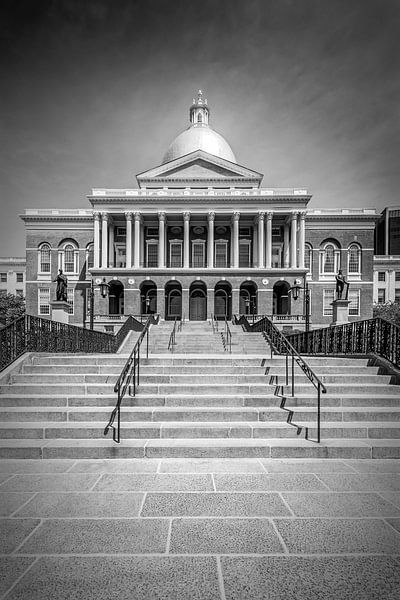 BOSTON Massachusetts State House | zwart-wit van Melanie Viola