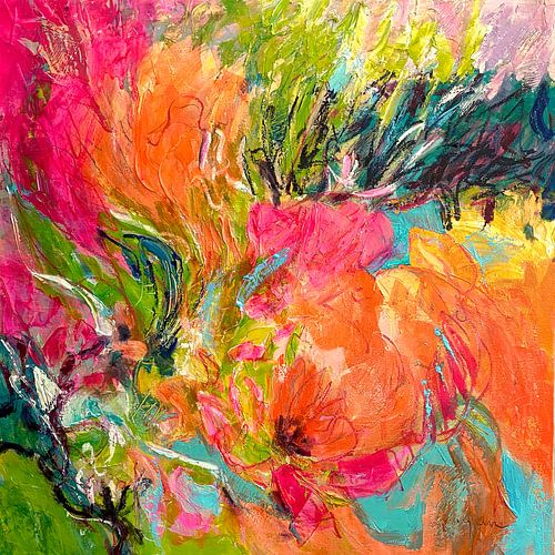 Levendige bloesembarst