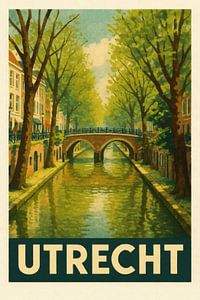 Utrecht - brug romantiek op de gracht
