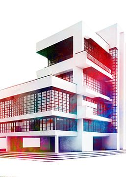 Architecture de style Bauhaus #bauhaus sur JBJart Justyna Jaszke