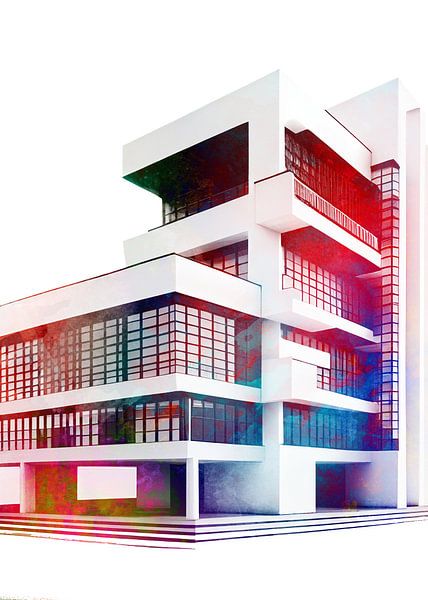 Bauhaus style architecture #bauhaus by JBJart Justyna Jaszke