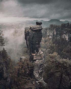 Rotsen in Saksisch Zwitserland