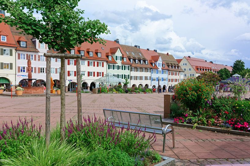 Freudenstadt - Oberer Markt von Gisela Scheffbuch