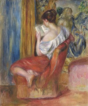 Frau liest - Pierre-Auguste Renoir