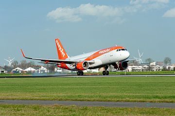 Airbus A320 Polderbaan van Richard Wareham
