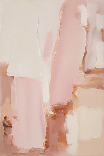 Abstracte vormen in zachte kleuren