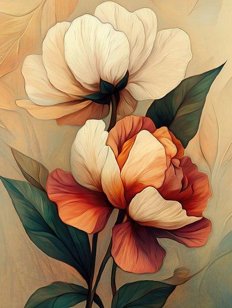 Flowers abstract by Bert Nijholt