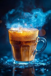 eine heiße Tasse Kaffee oder Tee