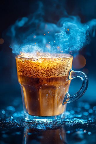 warme kop koffie of thee