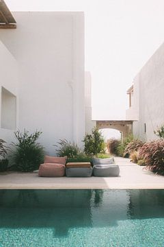 Chilling by the pool | travel photography print | Koufonisia Cyclades Greece