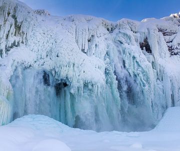 Bevroren waterval van Hamperium Photography