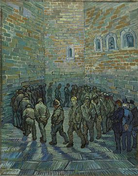 De binnenplaats van de gevangenis, Vincent van Gogh