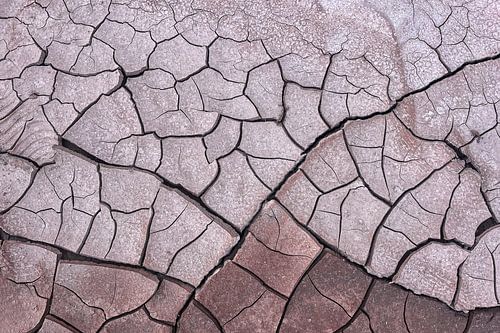 Gesprungene Erde - Marokkanisches Flussbett