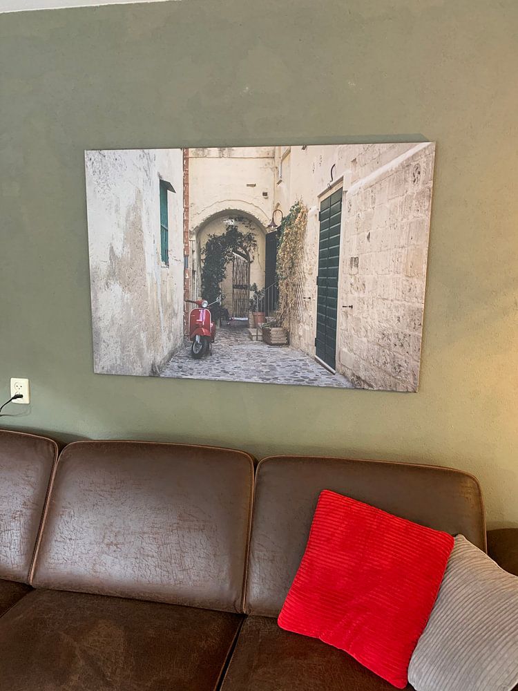 Rode Vespa  von Yvonne van der Meij 