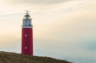 Lighthouse Texel in colorfull sky. van Nicole van As thumbnail