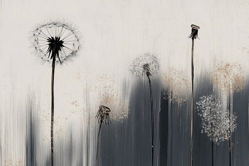 Botanisch abstract in Japandi stijl