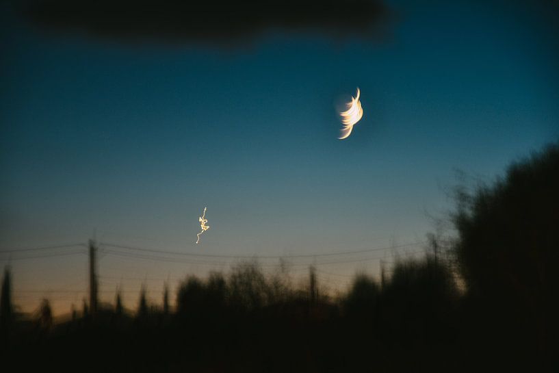 Mond, Neumond in Ibiza Nacht von Lisanne Koopmans