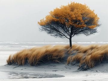 Oranje Schoonheid aan de Kust van Karina Brouwer