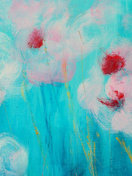 Abstract cherry blossoms par Gabi Hampe
