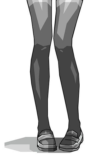 Grijze Mooie Vrouwenkuit