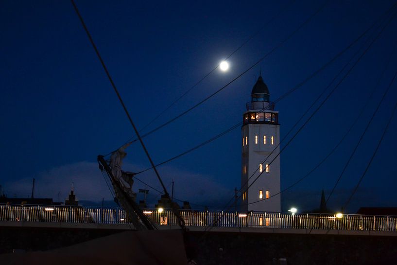 Vuurtoren in Harlingen von Sidney Portier