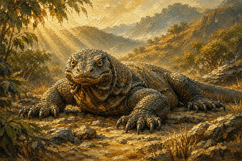 Komodo Dragon of Flores