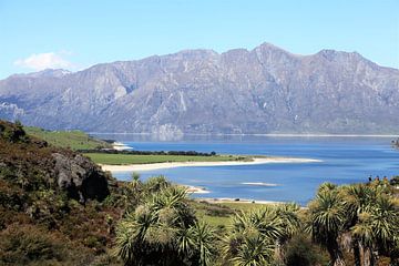 Lake Hawea Nieuw Zeeland van Marianne Evers