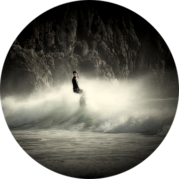 Surfer - surfen op de golven van Beliche van Jacqueline Lemmens