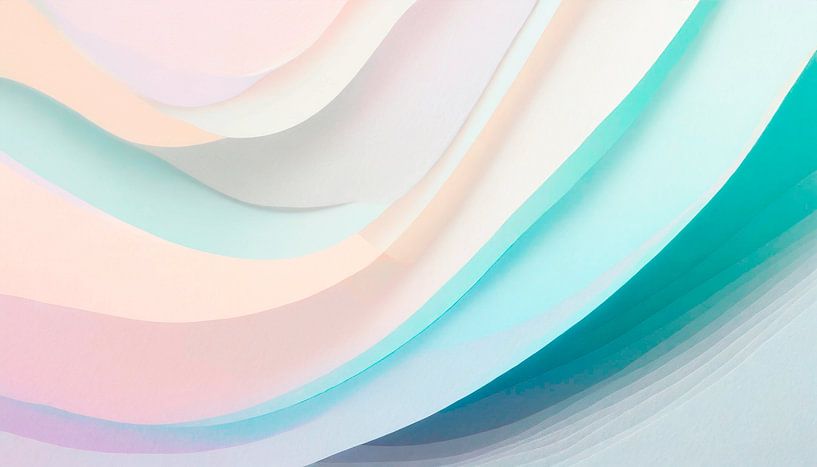 Wand Farben mit Design und Wellen von Mustafa Kurnaz