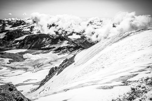 Eternal Ice of the Austrian Alps B&W3