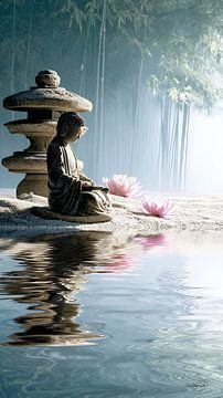 ZEN - Buddhism - Buddha - Buddha by Gelissen Artworks