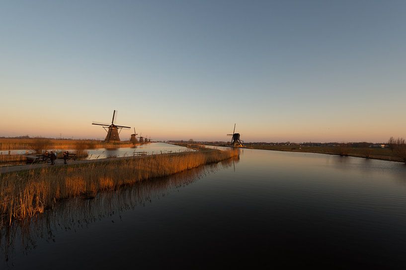 Laatste zonlicht op de kinderdijk von Brian Morgan