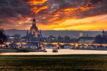 Dresden Altstadtblick von Fotografie René Weber
