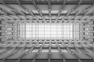 Het architectonisch plafond van het Blaak House in Rotterdam van MS Fotografie | Marc van der Stelt thumbnail