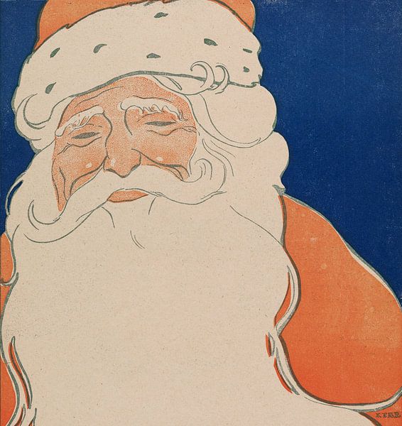Retro Christmas Poster by Hello Pompoyo