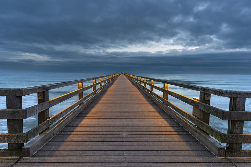 Pier in Binz by Walter G. Allgöwer