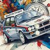 Lancia Delta Integrale Martini Racing – Eine Legende für Ihre Wand ART1 von Ingo Laue