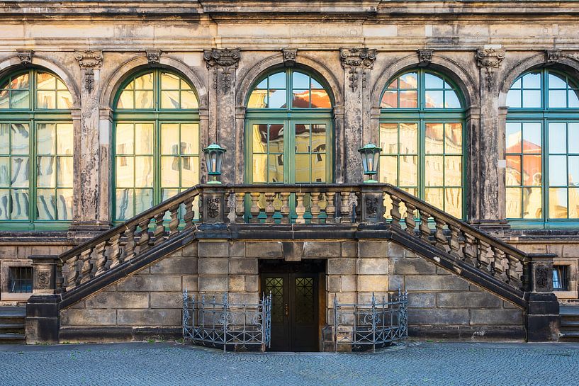 Historisches Gebäude in Dresden van Rico Ködder