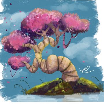 Kleurrijke bonsai impressionisme van Tonje Brackx