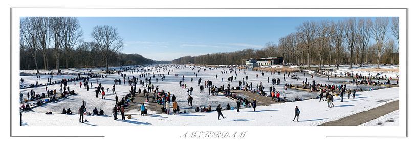 Skating on the Bosbaan by Richard Wareham
