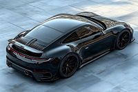 Zwarte Porsche 911 GT 3