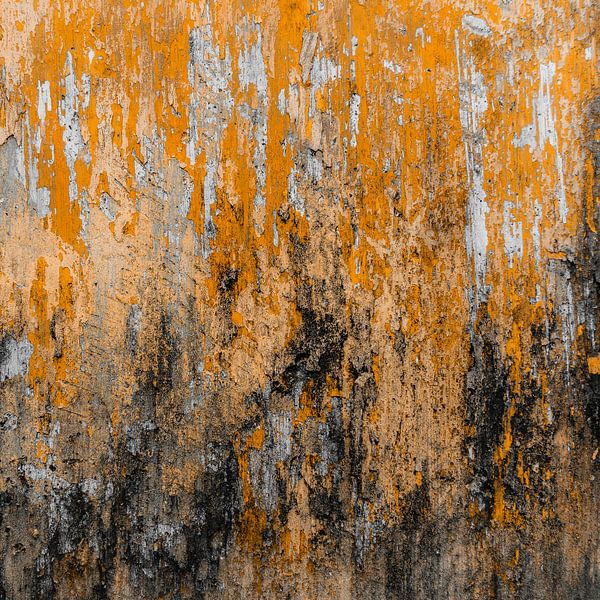 Warmes Abblättern Abstraktes Foto von Walls by Wendy