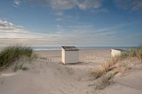 Strandhuisje in de duinen
