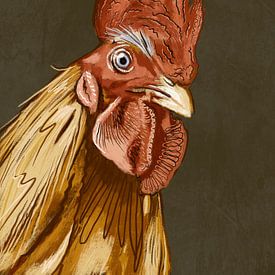 Penny Chicken portrait van Studio Carper