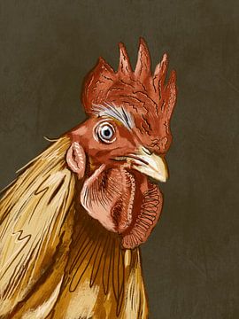 Penny Chicken portrait