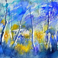 Blauw bos