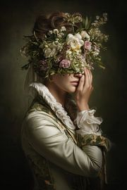 femme avec des fleurs | Femme aux fleurs sur Studio des Fleurs