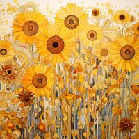Sonnenblumen abstrakt